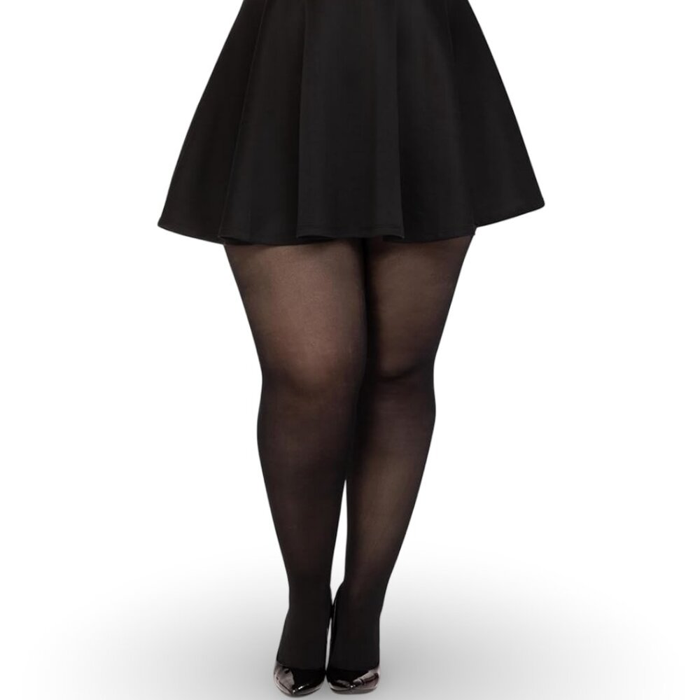 NWT Avenue Plus-Size Light Control Top Tights - Black Size EE✨50% OFF BUNDLES 3+ - Picture 3 of 5